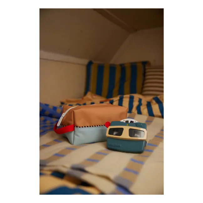 Trousse de Toilette Colorblock | Beige