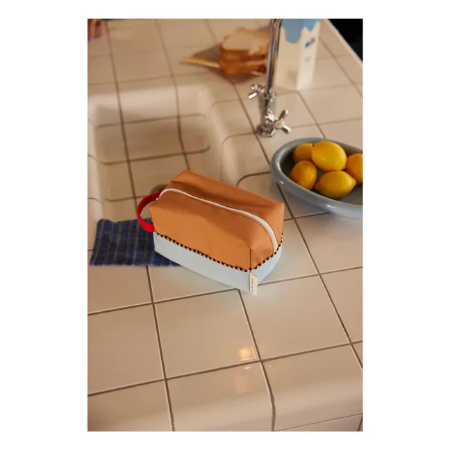 Trousse de Toilette Colorblock | Beige