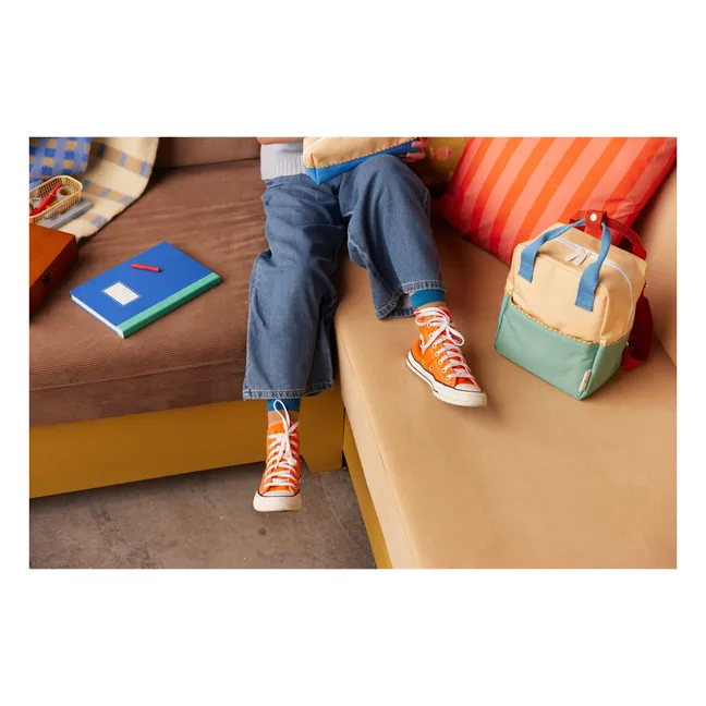 Small Colorblock Backpack | Yellow