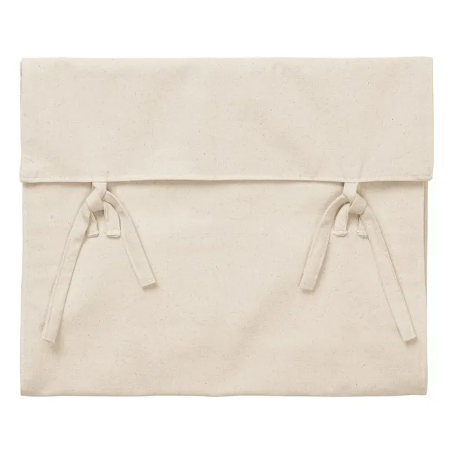 Organizador de viaje de algodón | Blanco