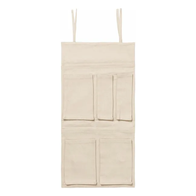 Organizador de viaje de algodón | Blanco