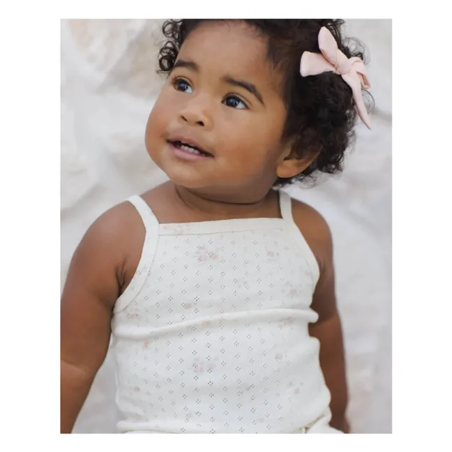 Flower Tank and Short Set | Ivory