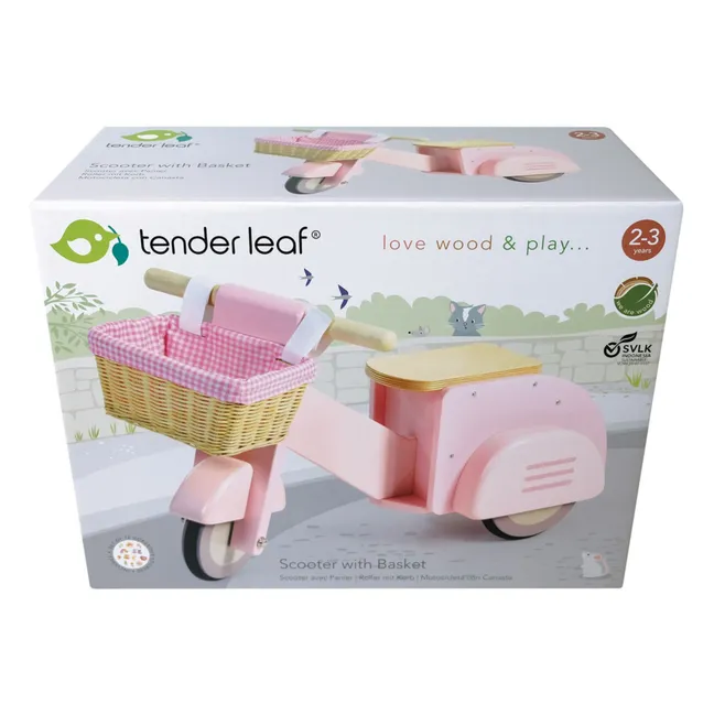 Porta-scooter con cestino