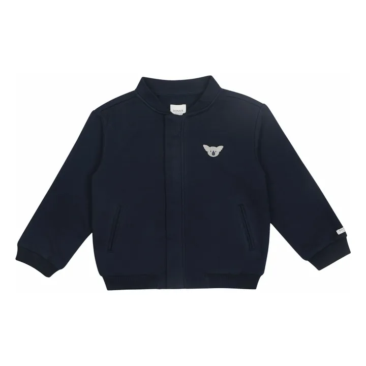 Veste Jansan Koala Coton Bio | Bleu marine- Image produit n°0
