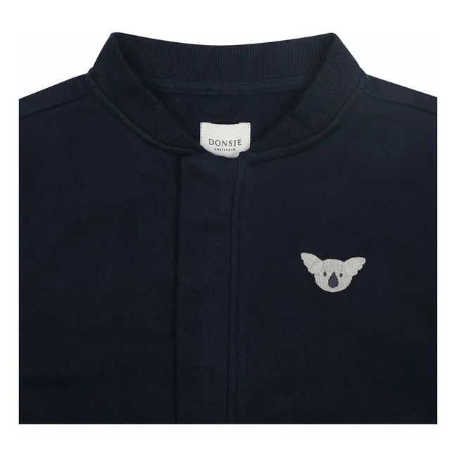 Veste Jansan Koala Coton Bio | Bleu marine