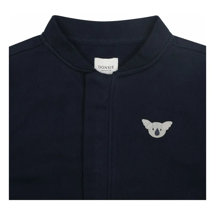 Veste Jansan Koala Coton Bio | Bleu marine- Image produit n°3