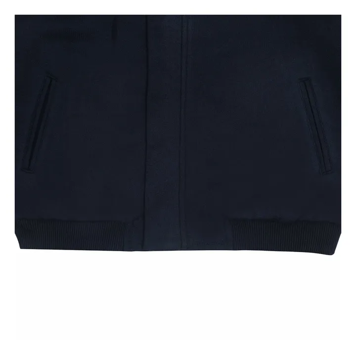 Veste Jansan Koala Coton Bio | Bleu marine- Image produit n°4