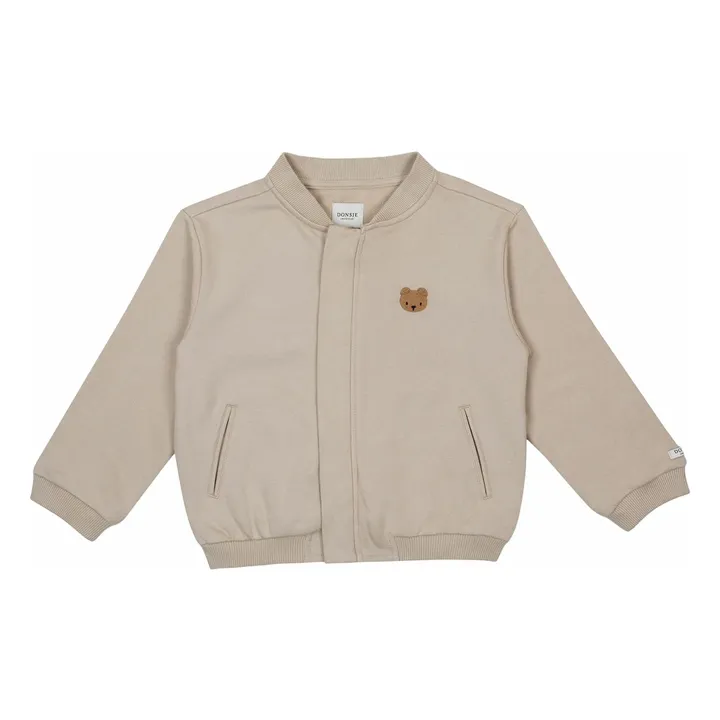 Veste Jansan Ours Coton Bio | Beige- Image produit n°0