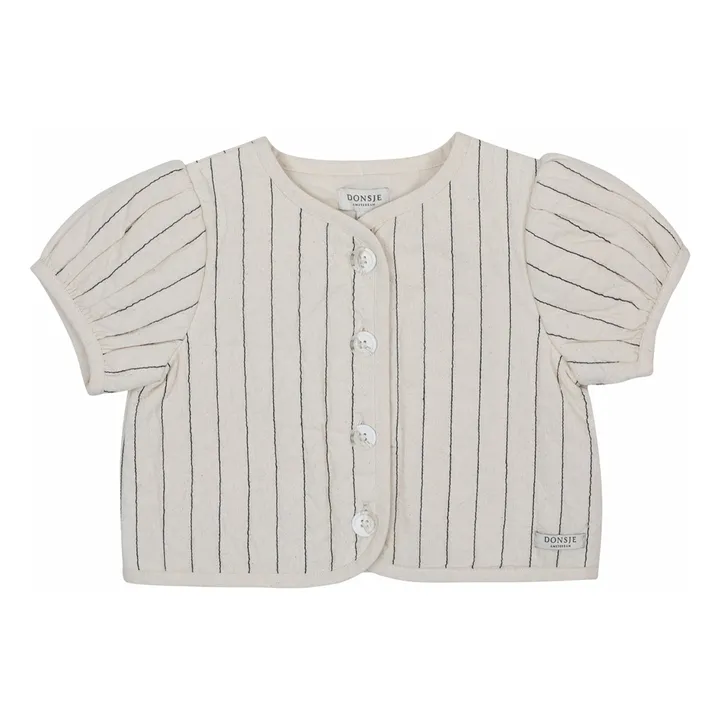 Veste Manches Courtes Milenna | Ecru- Image produit n°0