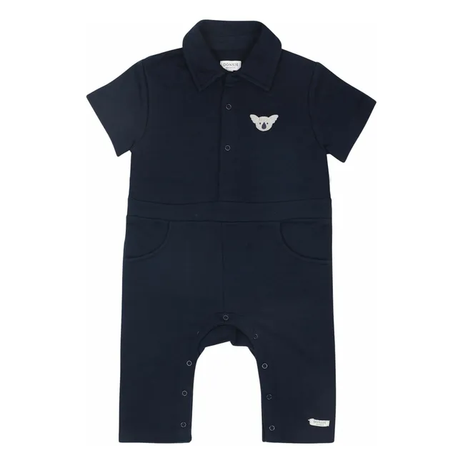 Combinaison Piebe Koala Coton Bio | Bleu marine