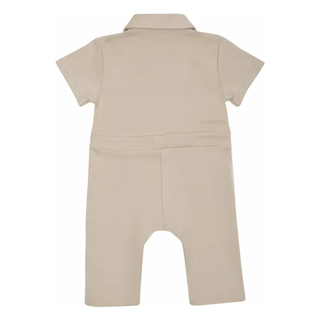 Combinaison Piebe Ours Coton Bio | Beige