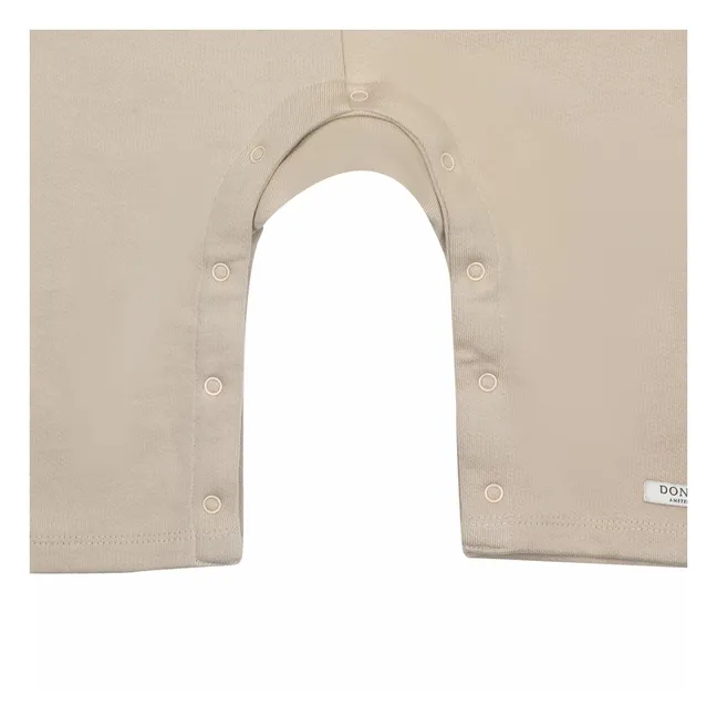 Combinaison Piebe Ours Coton Bio | Beige