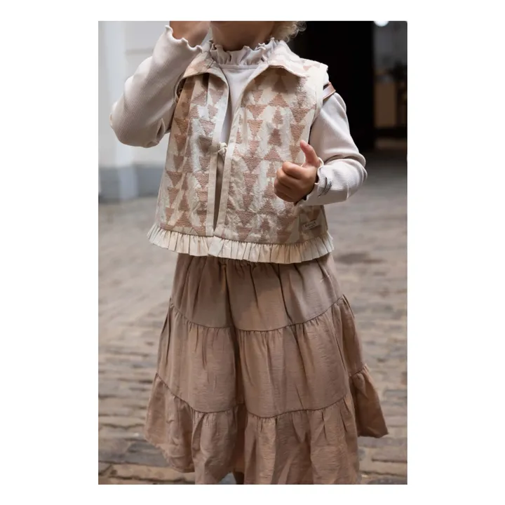 T-shirt Milah Coton Bio | Ecru- Image produit n°1