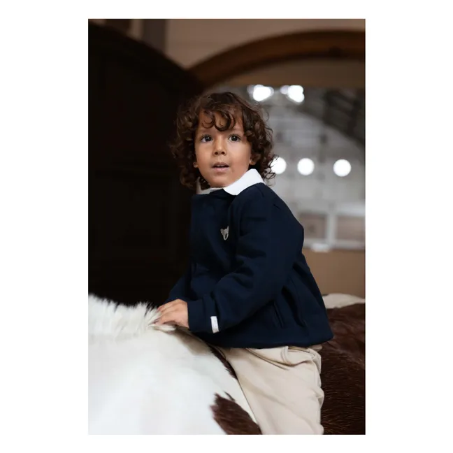 Veste Jansan Koala Coton Bio | Bleu marine