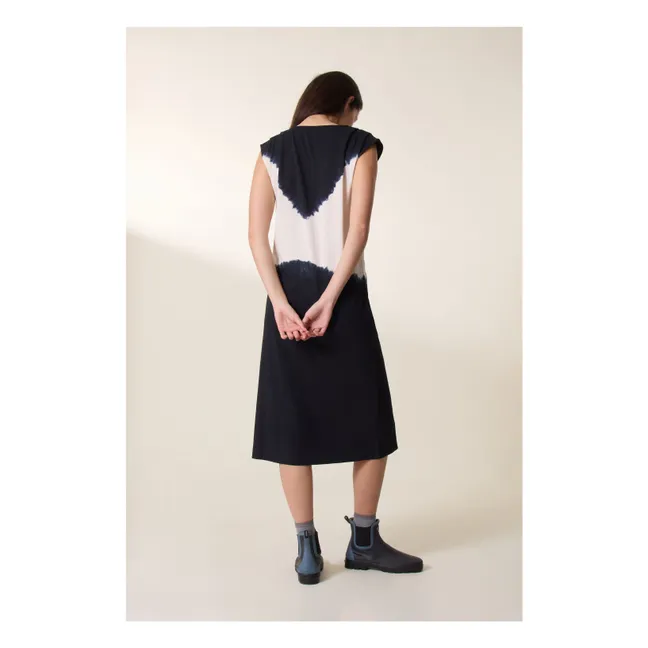 Organic cotton shark dress | Light grey