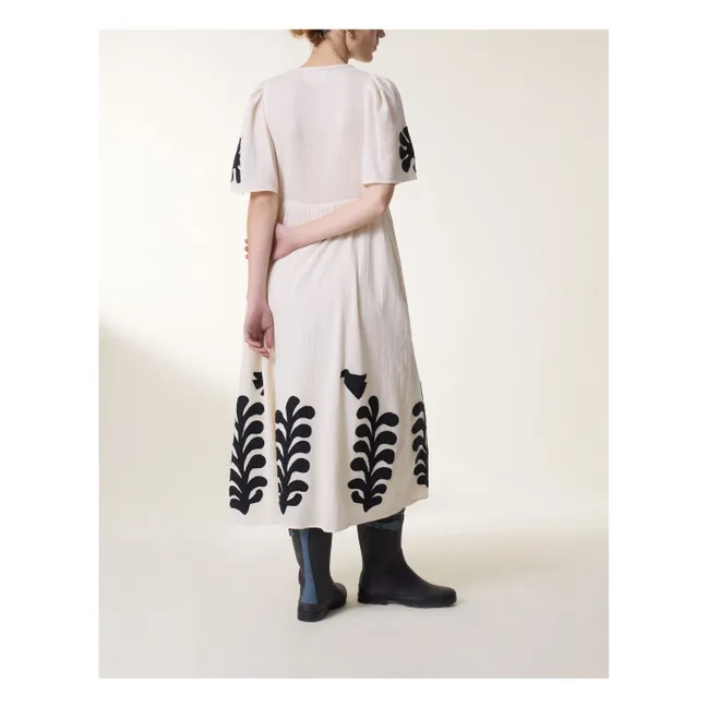 Kleid Roe Birdy Bio-Baumwolle | Seidenfarben