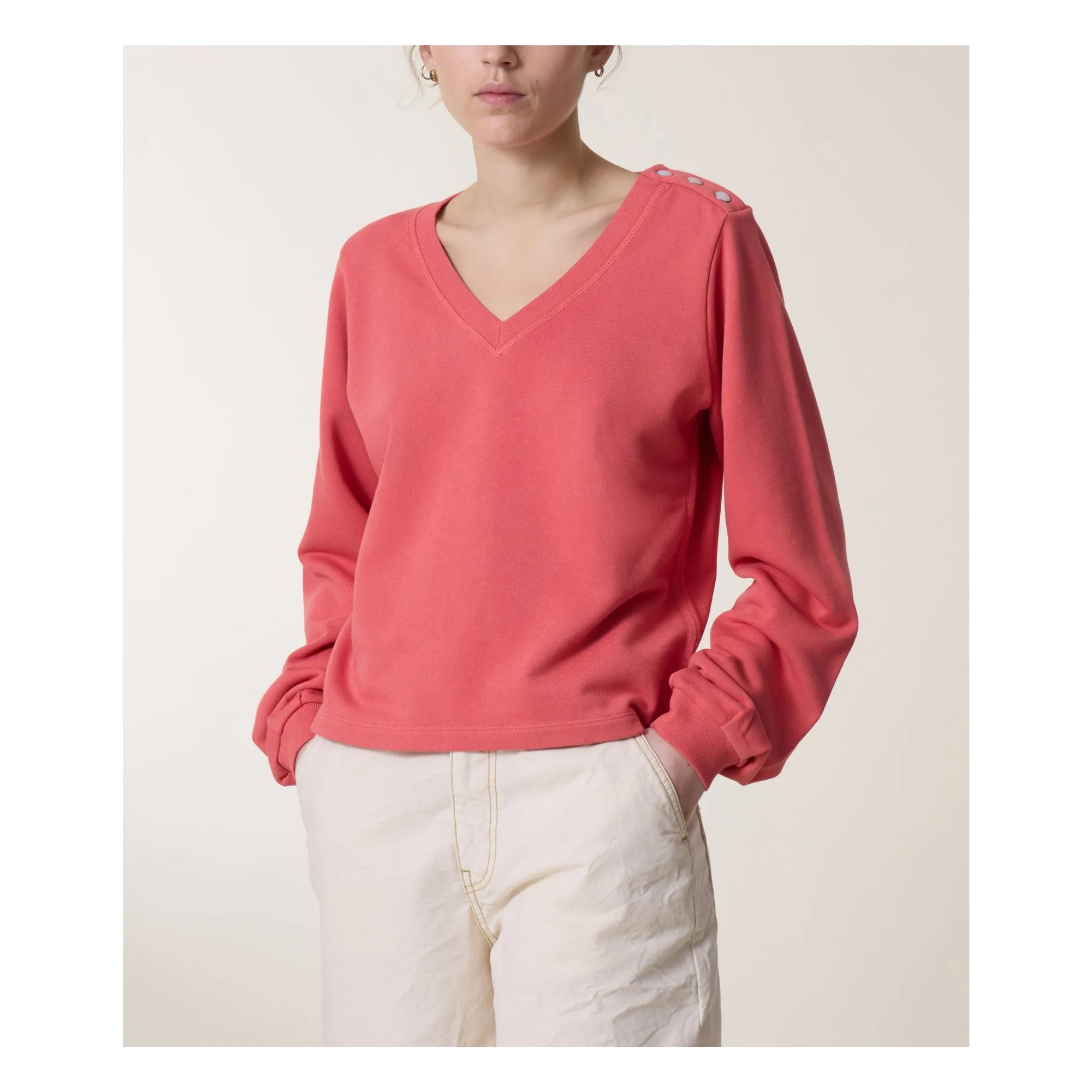 Leon & Harper Coral Sarah Organic Cotton Sweatshirt
