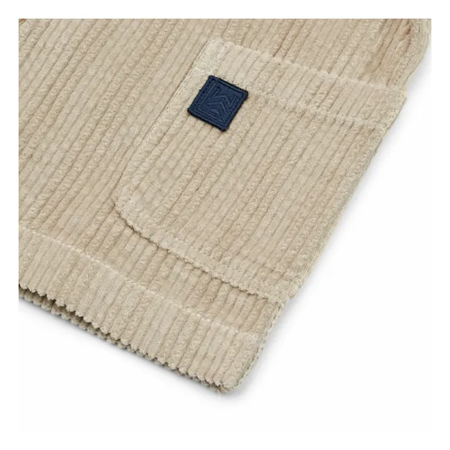 Paule Organic Cotton Corduroy Overshirt | Beige