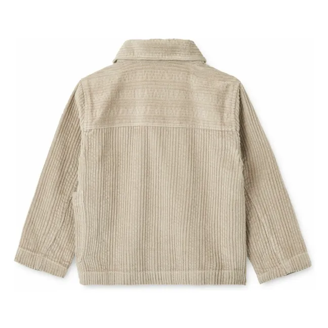 Paule Organic Cotton Corduroy Overshirt | Beige