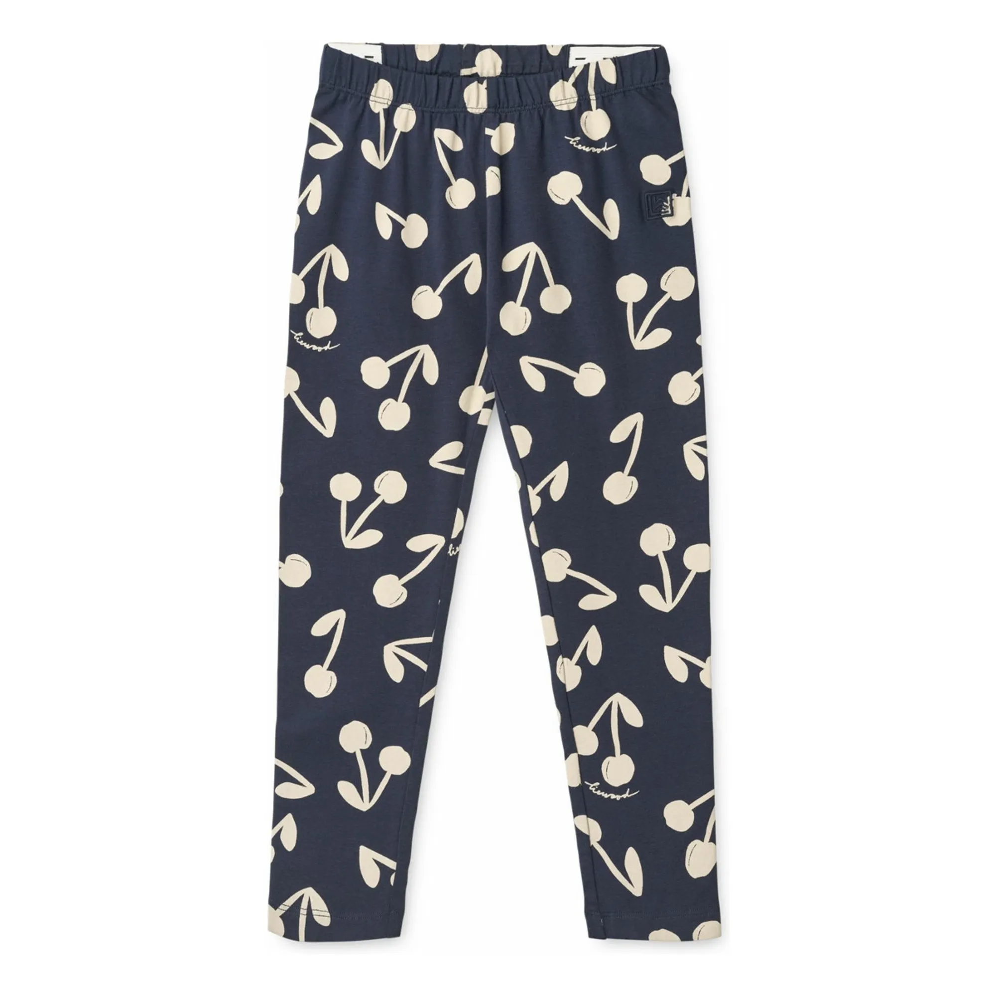 Liewood Navy Blue Marie Cerises Organic Cotton Legging