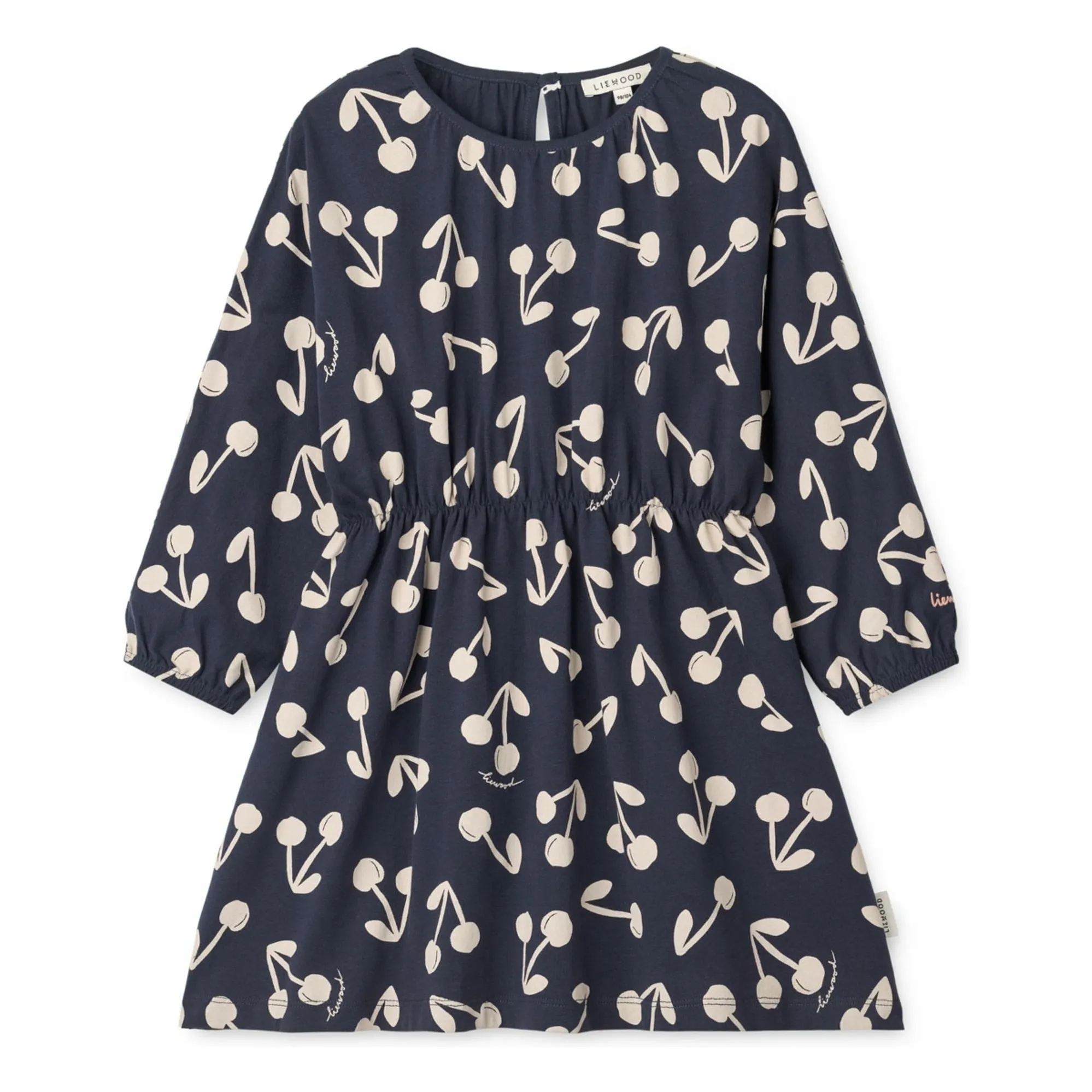 Liewood Navy Blue Sadia Organic Cotton Dress