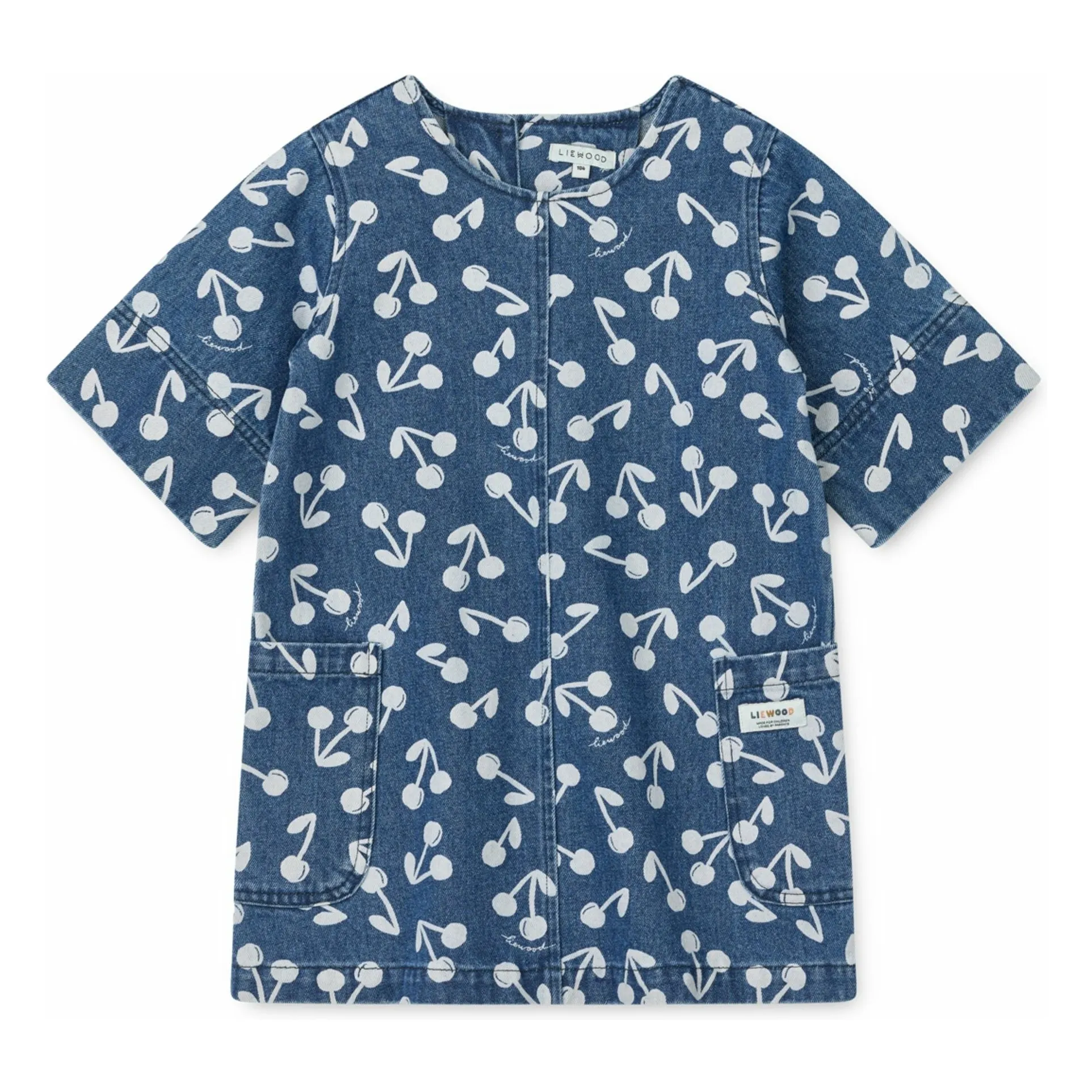 Liewood Denim Blue Angelica Cerises Denim Dress