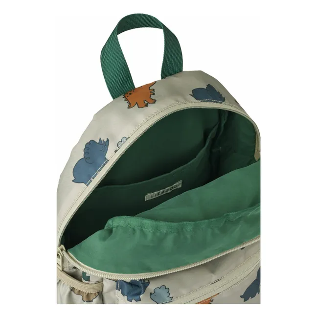 Sac à Dos Andreas Dinosaures Fibres Recyclées | Vert