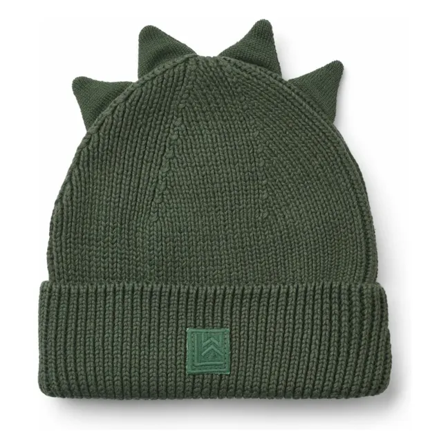 Bonnet Gina Dino Coton Bio | Vert kaki