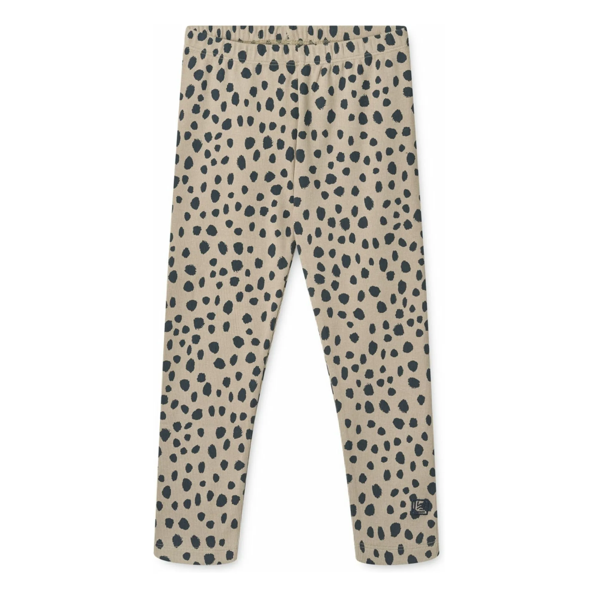 Liewood Beige Marien Ribbed Organic Cotton Legging
