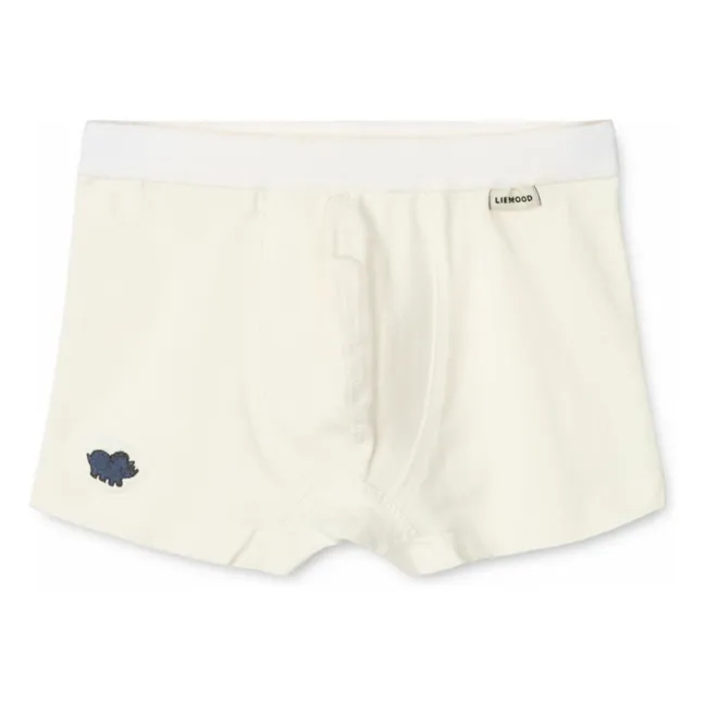 Lot 3 Boxers Marvin Coton Bio | Ecru