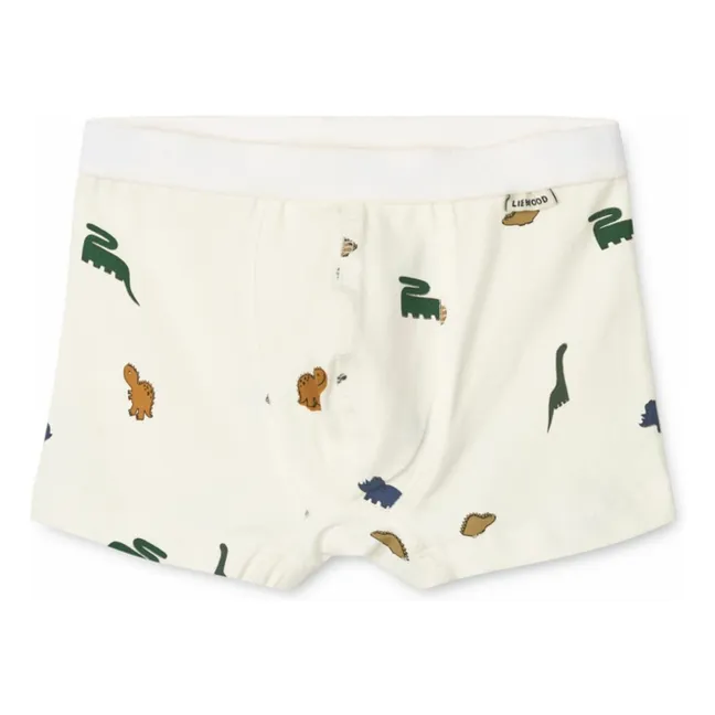 Lot 3 Boxers Marvin Coton Bio | Ecru