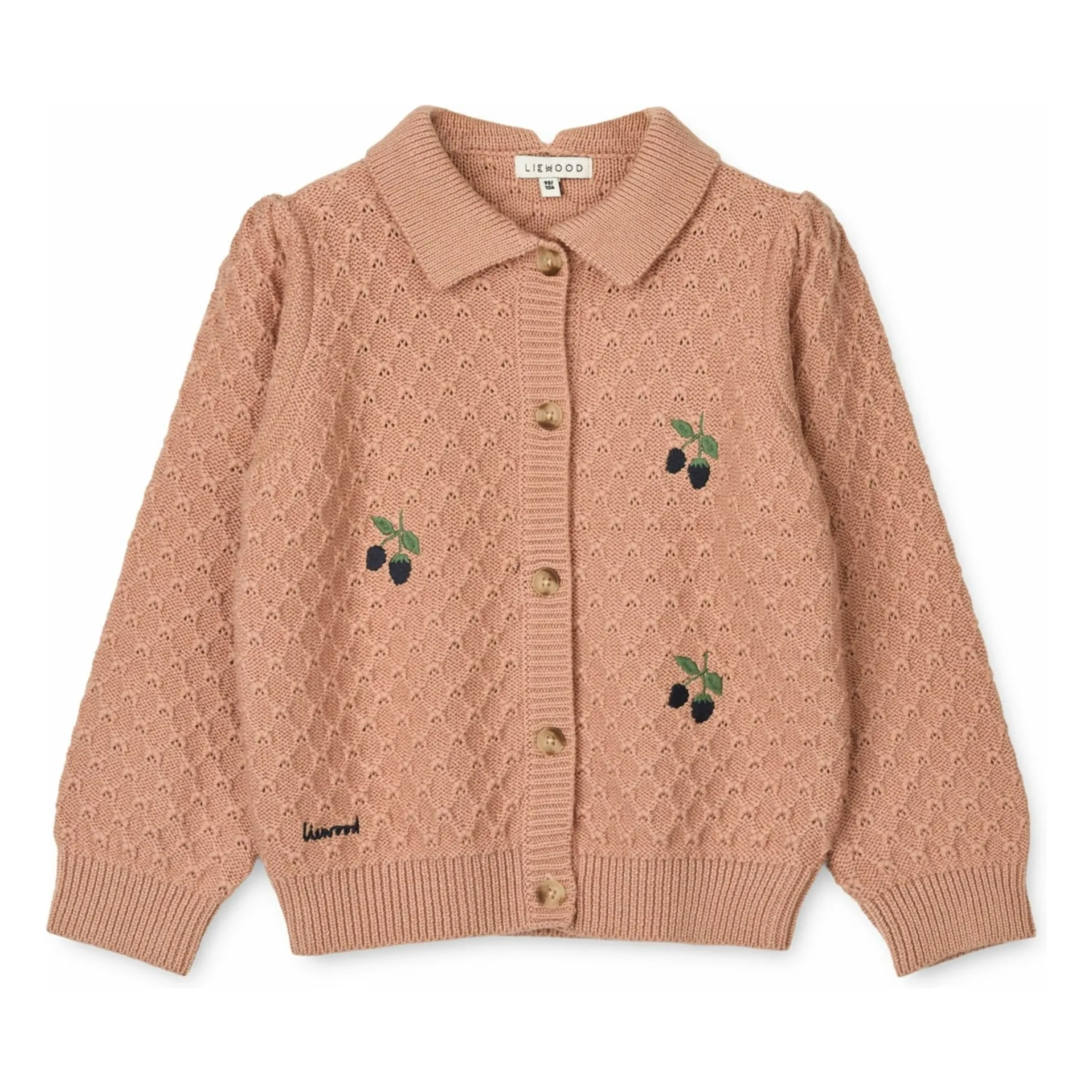 Liewood Pink Jane Laine Cardigan