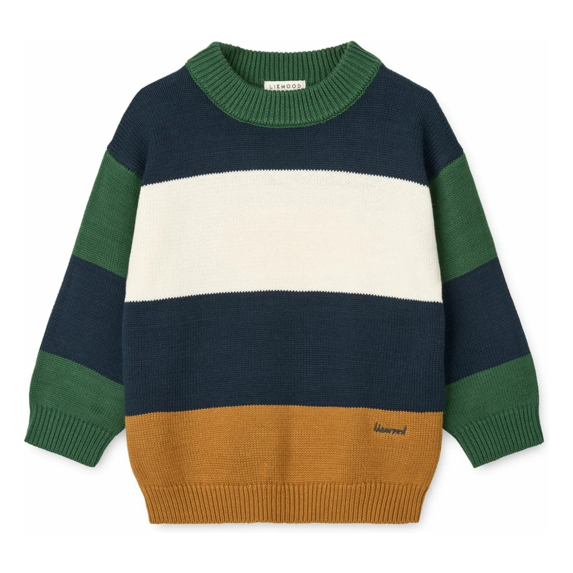 Liewood Navy Blue Orlane Striped Sweater