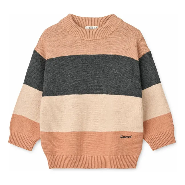 Pull Orlane Rayé | Rose