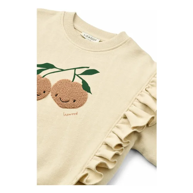 Felpa Marcella in cotone biologico | Ecru