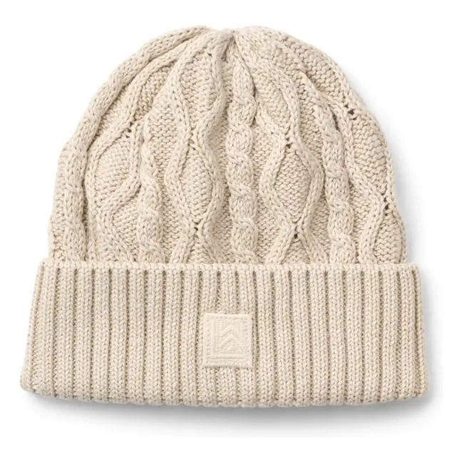 Bonnet Ezra Maille Coton Bio | Ecru