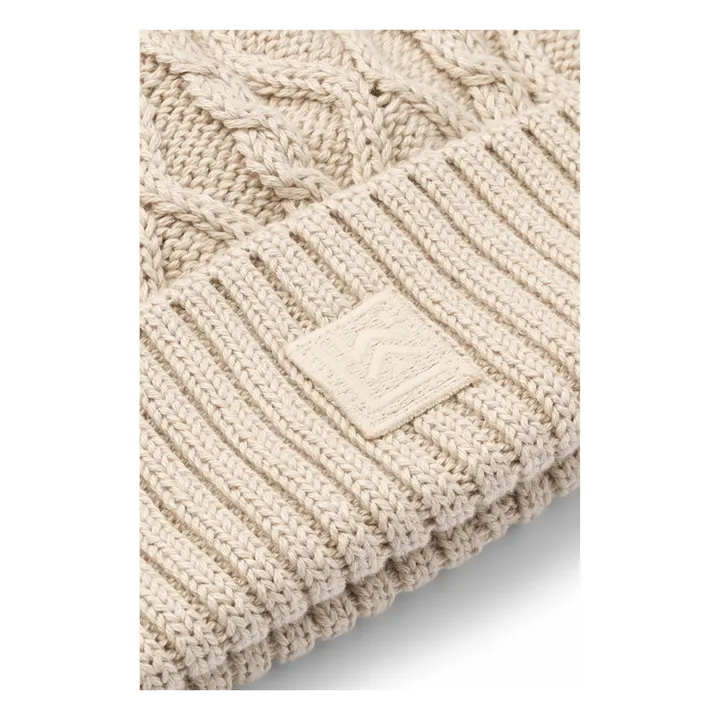 Gorro de punto de algodón orgánico Ezra | Crudo- Imagen del producto n°3