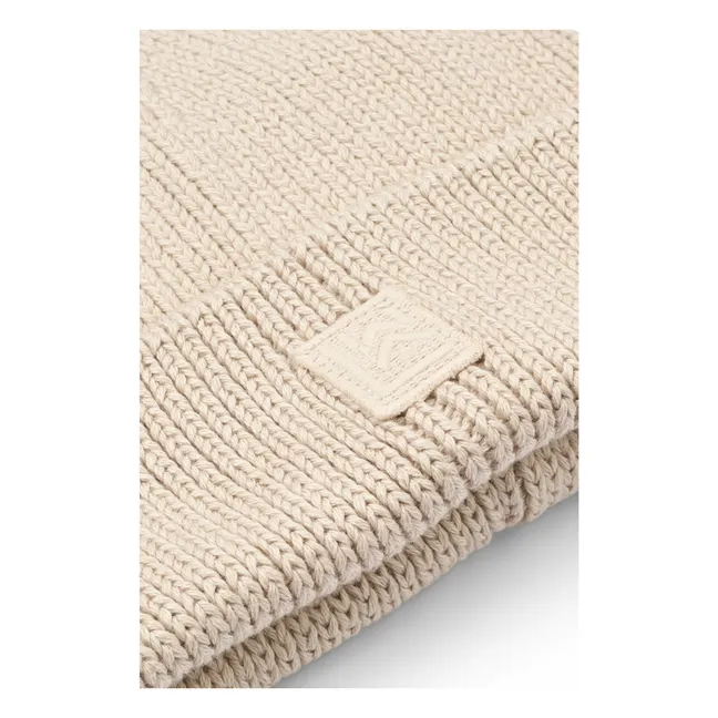 Lot Bonnet et Tour de Cou Lina Coton Bio | Ecru