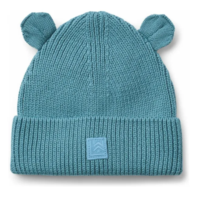 Gorro Gina de algodón orgánico | Azul