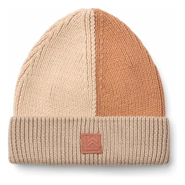 Bonnet Ezra Colorblock Coton Bio | Rose