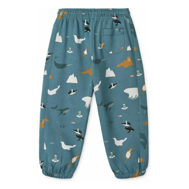 Jogger Arlo Mer Coton Bio | Bleu