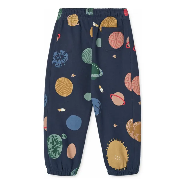 Arlo Planets Organic Cotton Jogger | Navy blue
