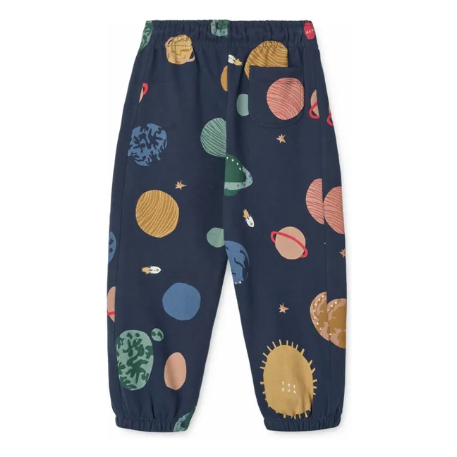 Jogger Arlo Planètes Coton Bio | Bleu marine
