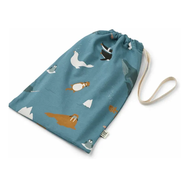 Ensemble Pyjama Wilhelm Mer Coton Bio | Bleu