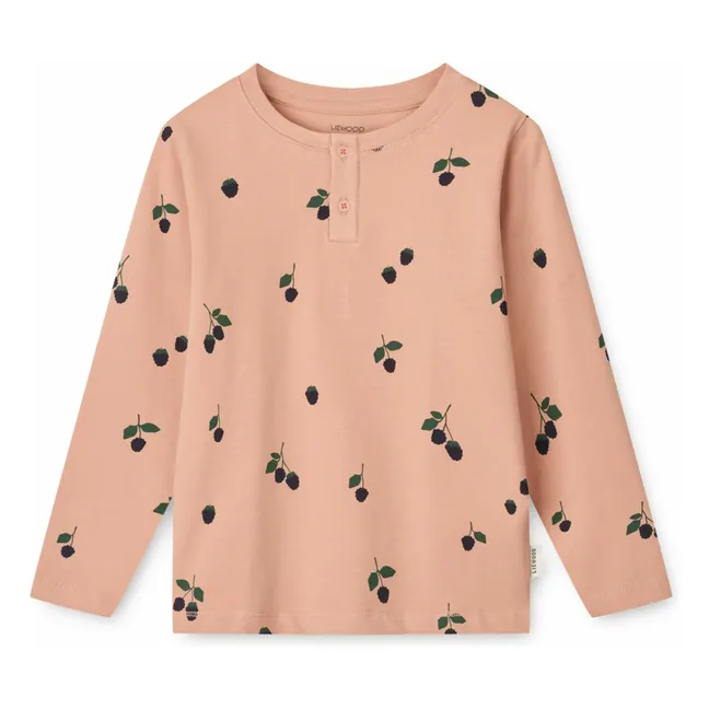 Wilhelm Beeren Pyjama Set aus Bio-Baumwolle | Rosa
