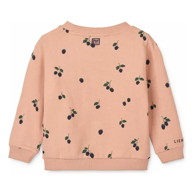 Sweatshirt Thora Beeren Bio-Baumwolle | Rosa