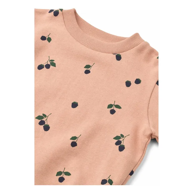 Felpa Thora Berry in cotone organico | Rosa