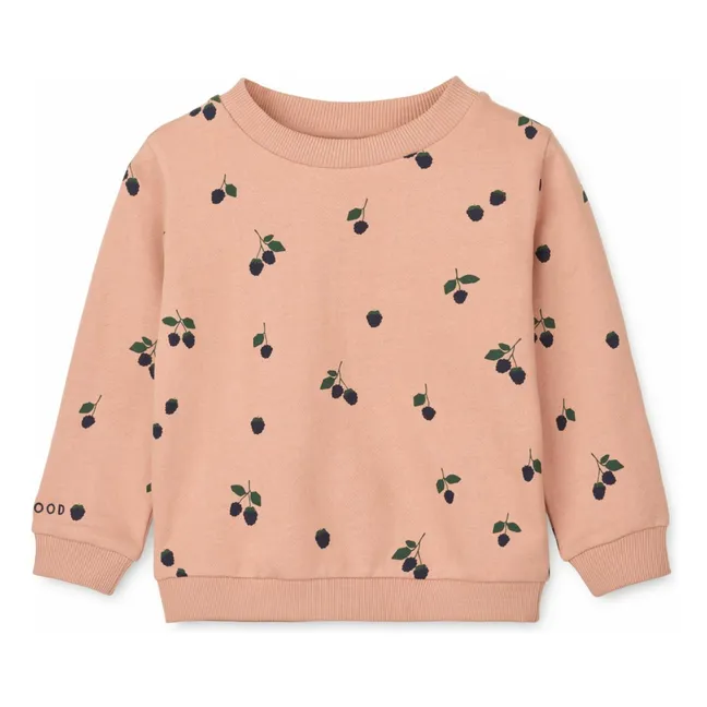 Felpa Thora Berry in cotone organico | Rosa
