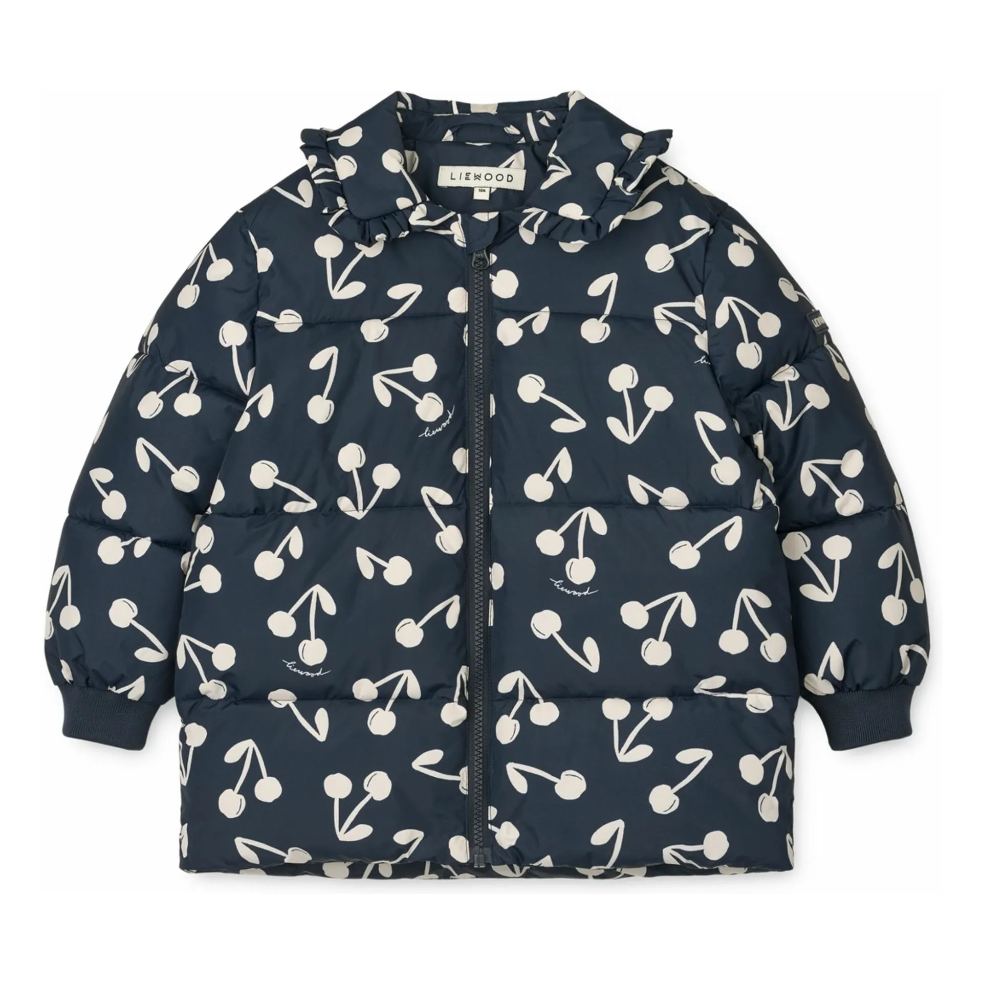 Liewood Navy Blue Anemone Recycled Fiber Down Jacket