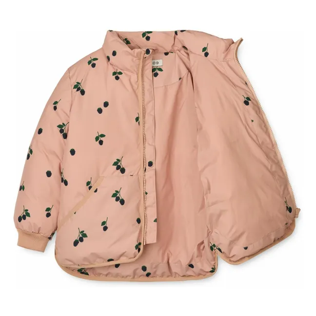 Chaqueta de plumón de fibra reciclada Brantley | Rosa